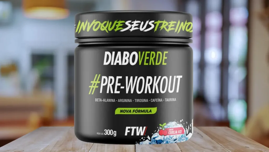 O Pré treino diabo verde é bom Foto do pré treino Diabo Verde